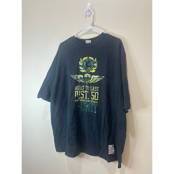 Vintage Y2K G Unit Sz XL Heavy Weight Hip Hop Black T-Shirt Cotton - Small Flaws - Picture 2 of 12